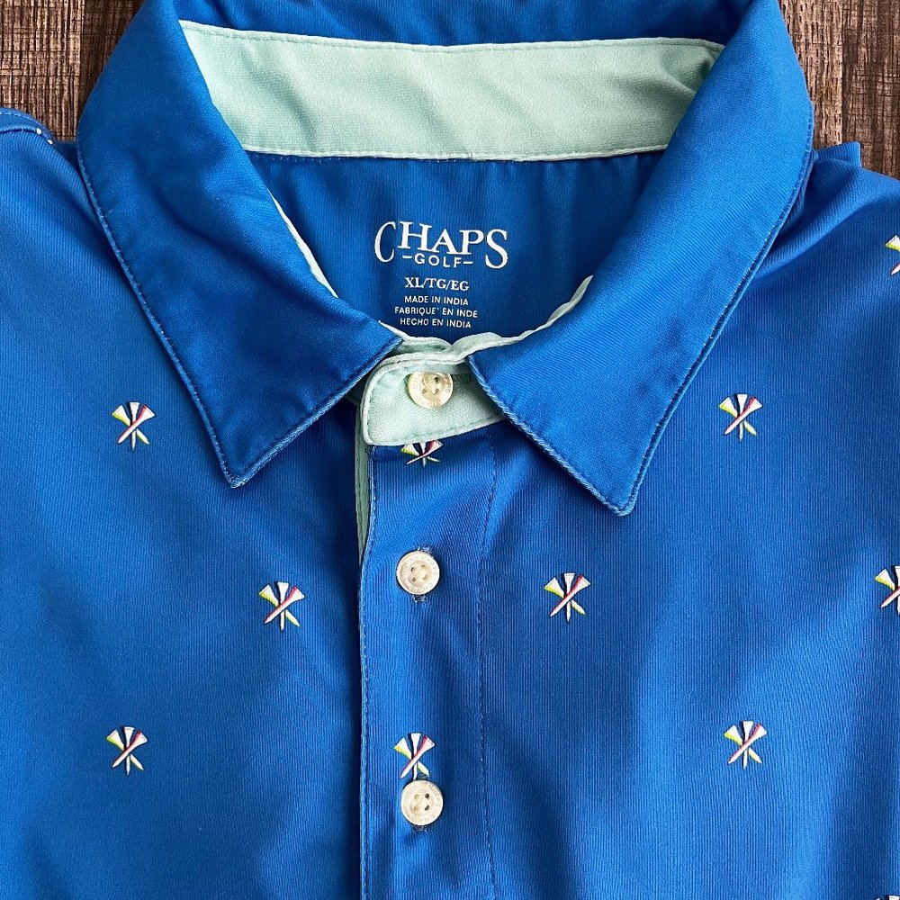 CHAPS Golf Mens Polo XL NWOT